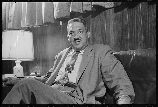 Thurgood Marshall, 1957.